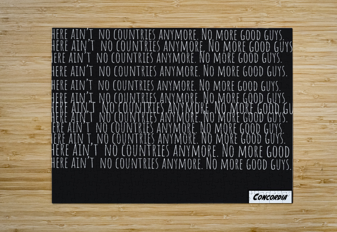 No Countries ArtByConcordia Puzzle printing