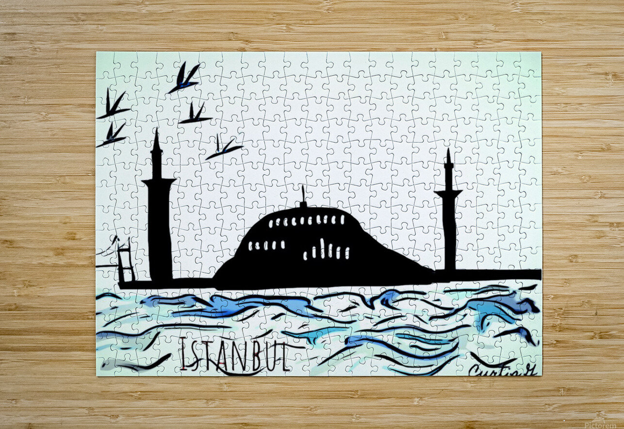 Istanbul during the Day ArtByConcordia Puzzle printing
