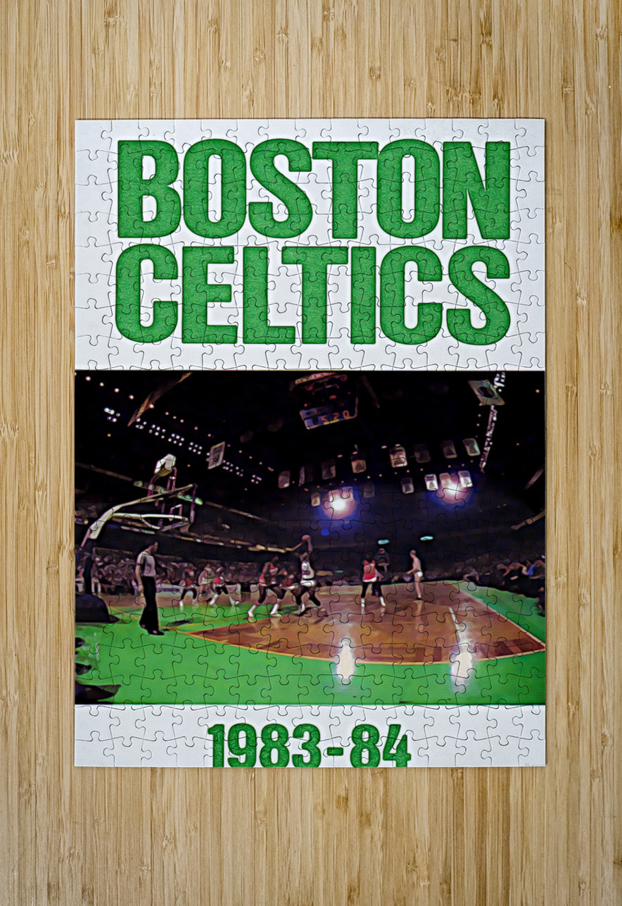 1983 Boston Celtics Remix Art Row One Brand Puzzle printing
