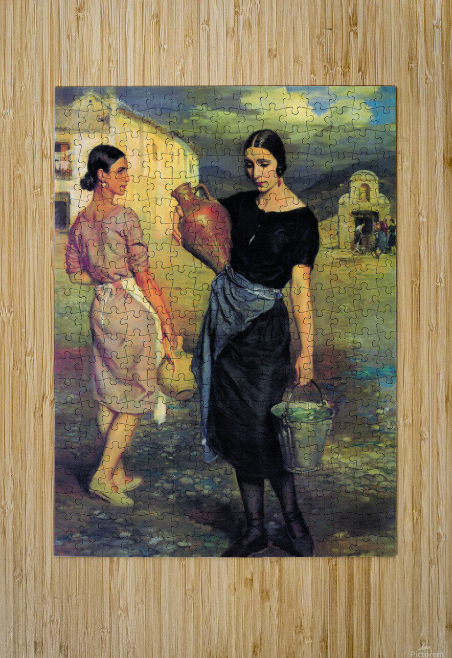 El aljibe The cistern Granada Spain George Owen Wynne Apperley Puzzle printing