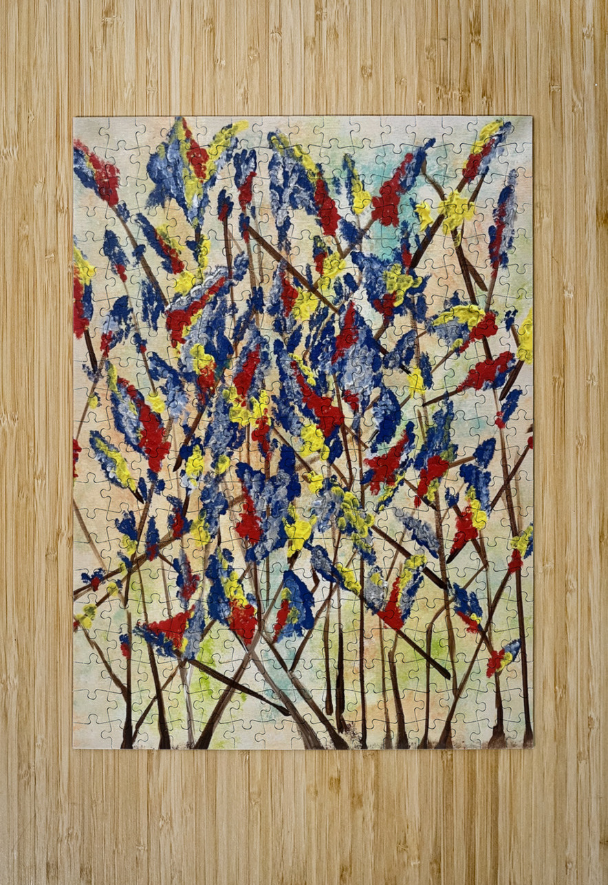 Colorful Heart  Bri Bass Puzzle printing