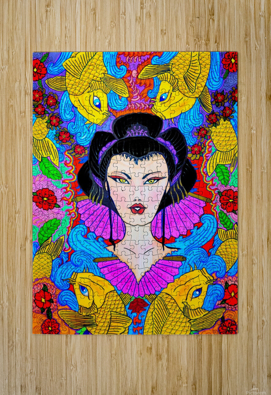 The Empress Panda Banana Bean Puzzle printing