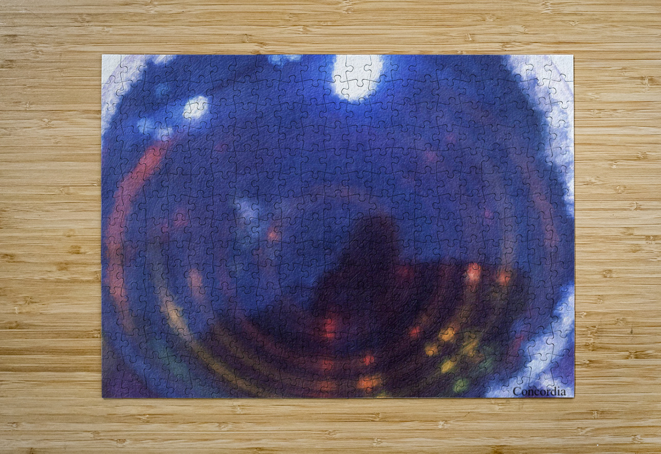 Blue ArtByConcordia Puzzle printing