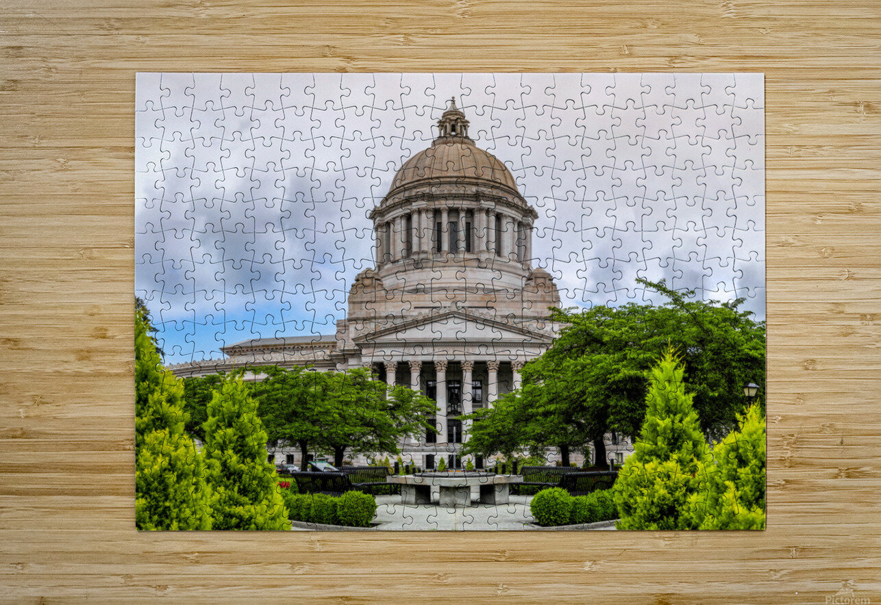 Capturing the Capitol: A High-Resolution View of Washington States Legislative Building Big Picture Diaries Puzzle printing
