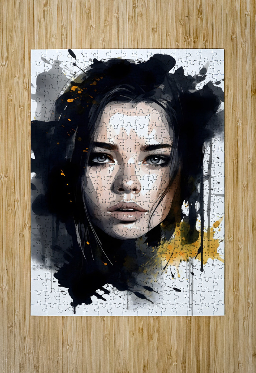 Girl watercolor no.1 draszyr Puzzle printing