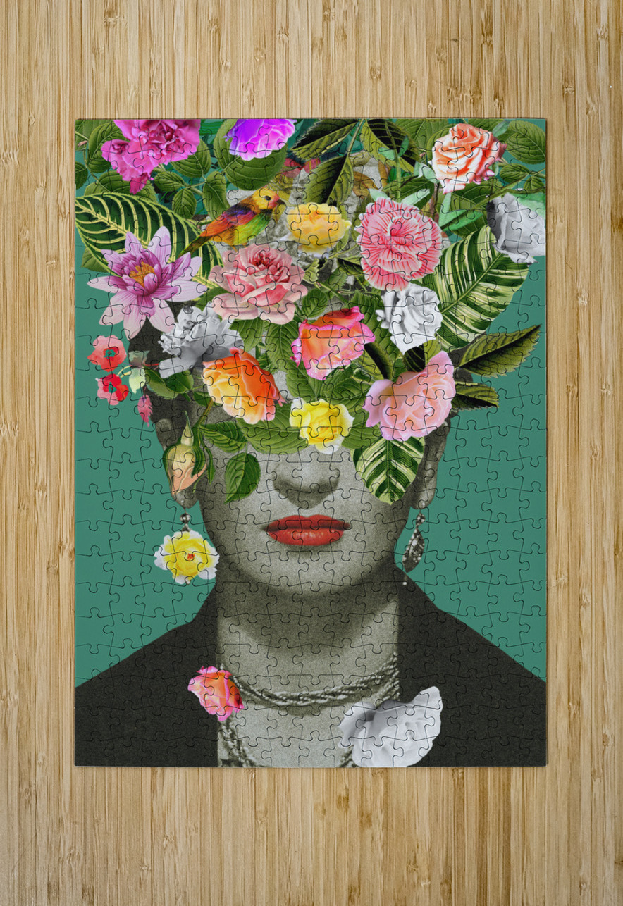 Floral Frida 1x Puzzle printing