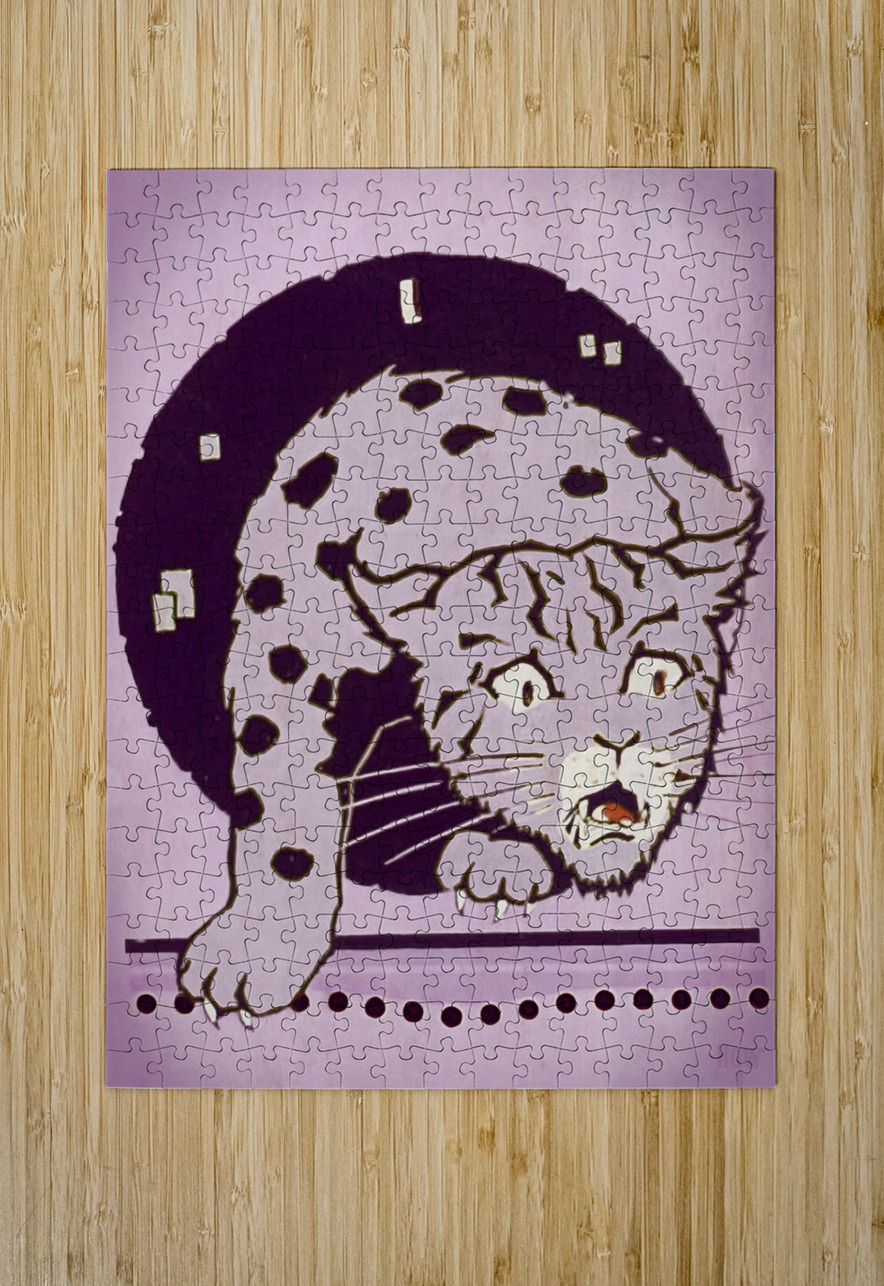 Vintage Kansas State Wildcat Row One Brand Puzzle printing