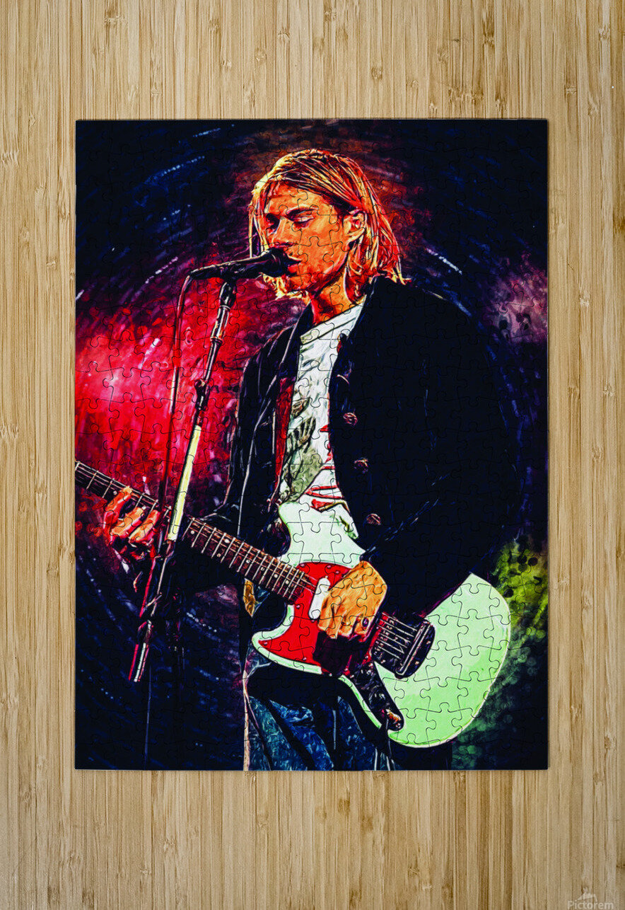 油絵原画　Kurt Cobain Kurt Cobain Artwork.. original painting by Ghost 30x40 | eBay