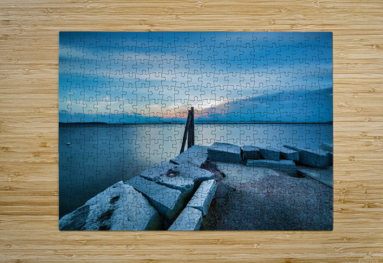 Quiet Night Reflections  Christian Joseph Clairmont Puzzle printing