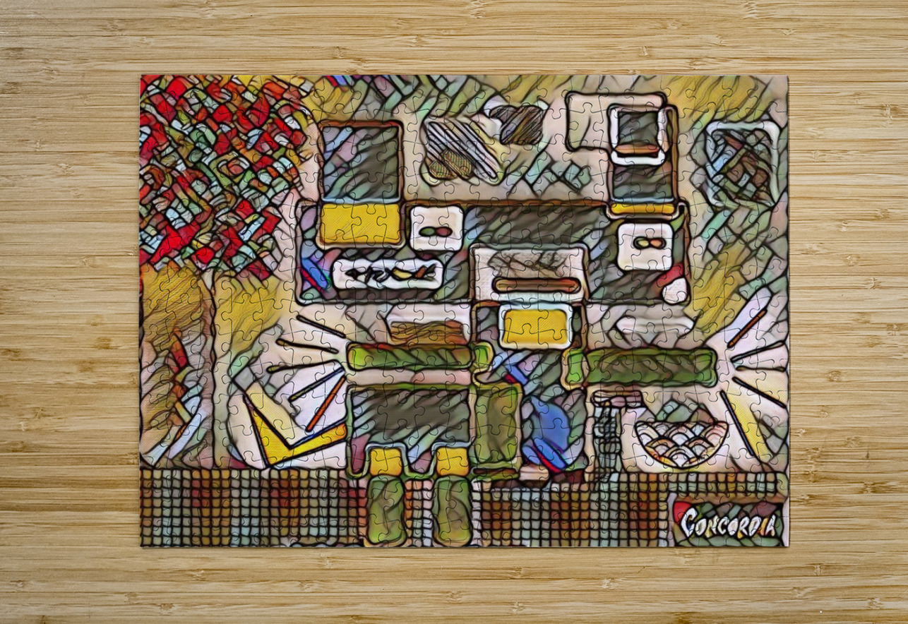 Pet 5 ArtByConcordia Impression de puzzle