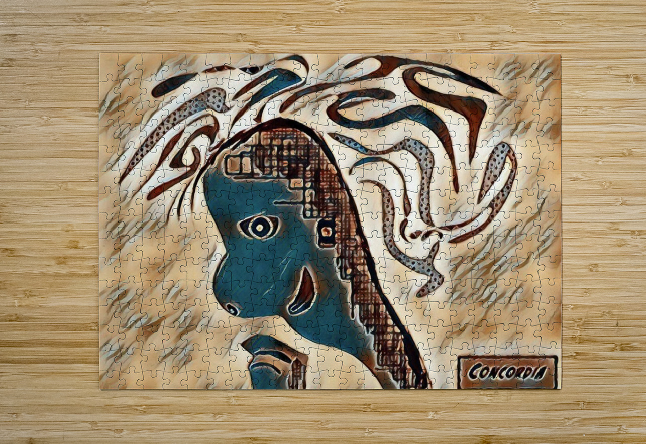 The Thinker 10 ArtByConcordia Puzzle printing