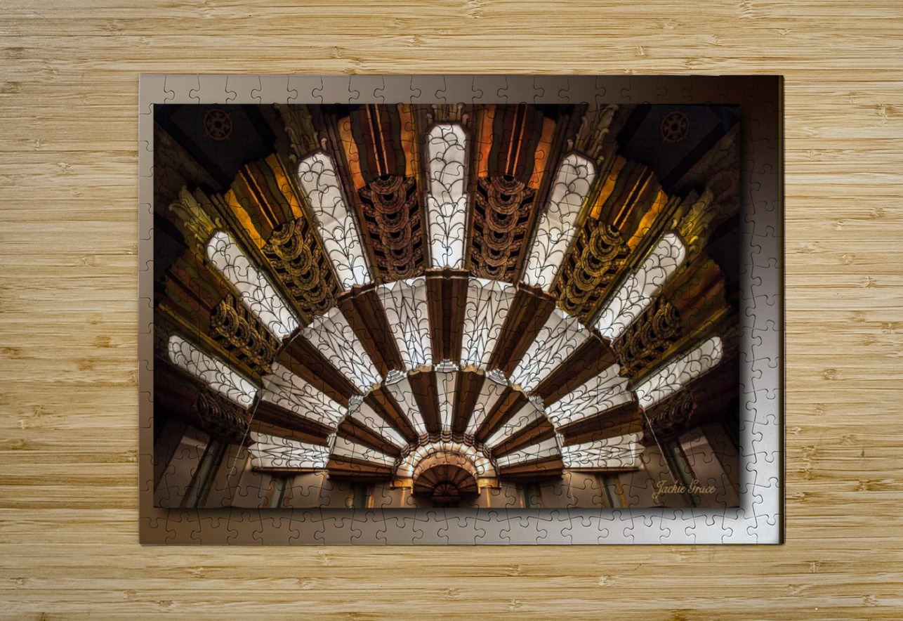 Stained Glass Burst of Deco Jackie Grace Impression de puzzle