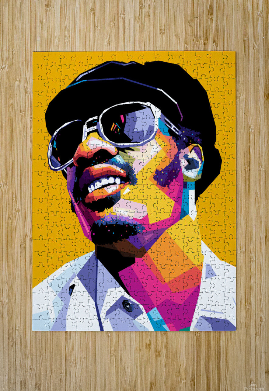 新品A2 STEVIE WONDERアートポスター 半光沢紙 Stevie Wonder by Wijaya6661 Wall Art