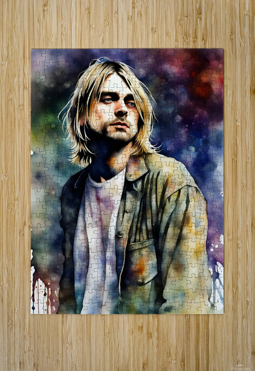 油絵原画　Kurt Cobain Kaz 🇯🇵🇨🇦 | Kurt Cobain - oil on canvas 6x8” This