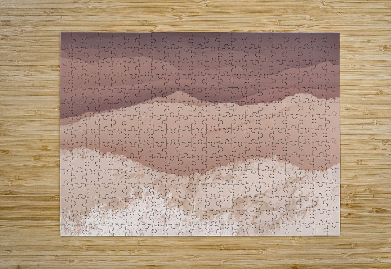 Smoky Mountains Silhouettes in Reverse Norma Brandsberg Photography Puzzle printing