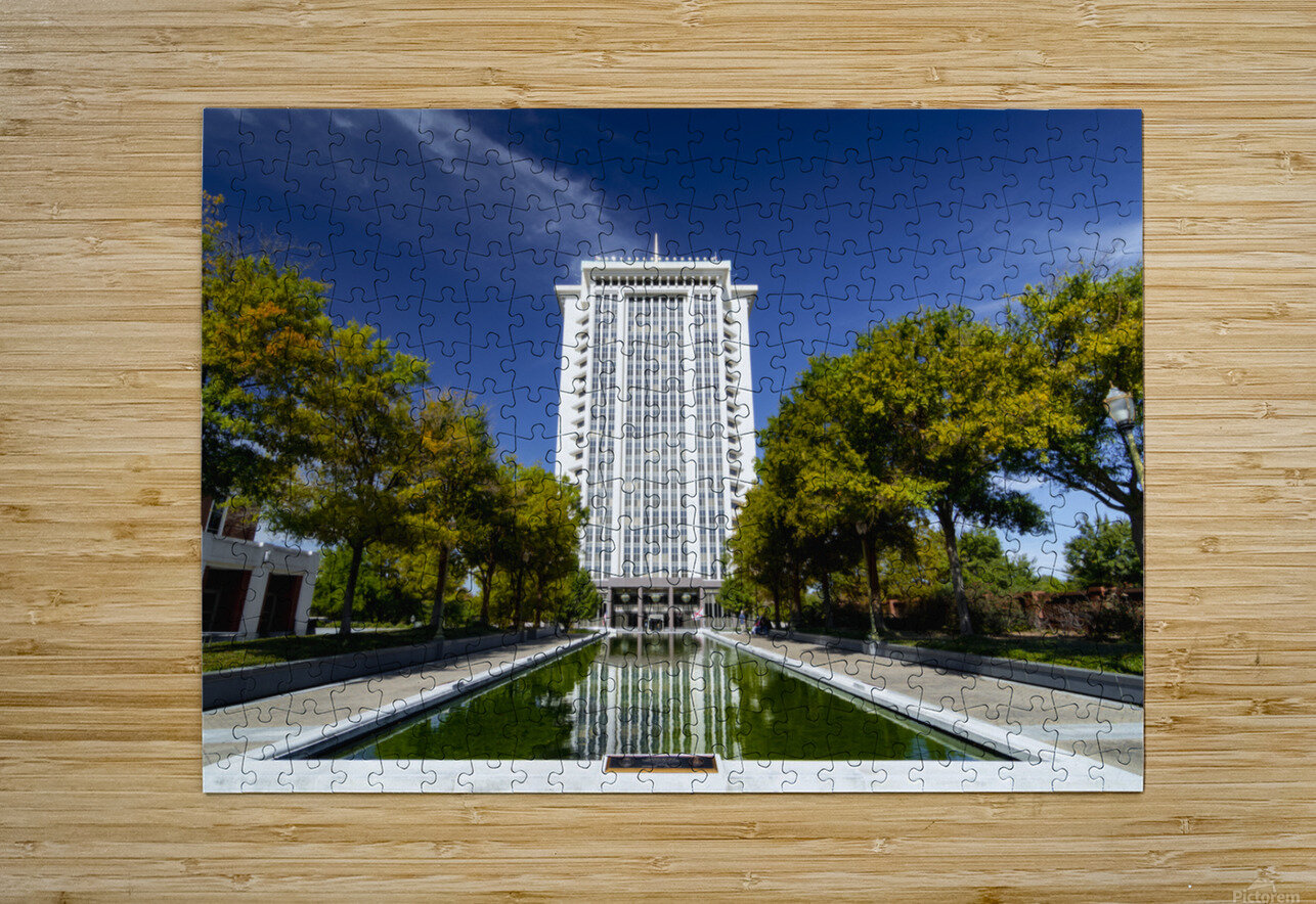 RSA Building Montgomery Alabama  in Color Norma Brandsberg Photography Puzzle printing