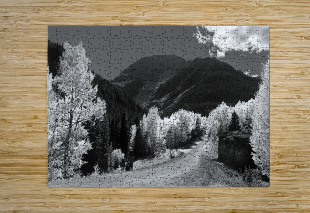 Colorado Back Roads Silhouette Norma Brandsberg Photography Puzzle printing