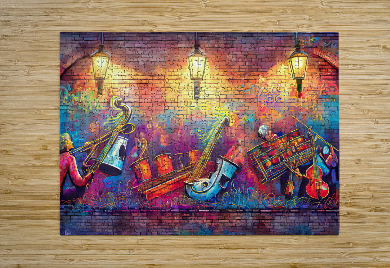 Graffiti Mural Making Music Thea Menagh Puzzle printing