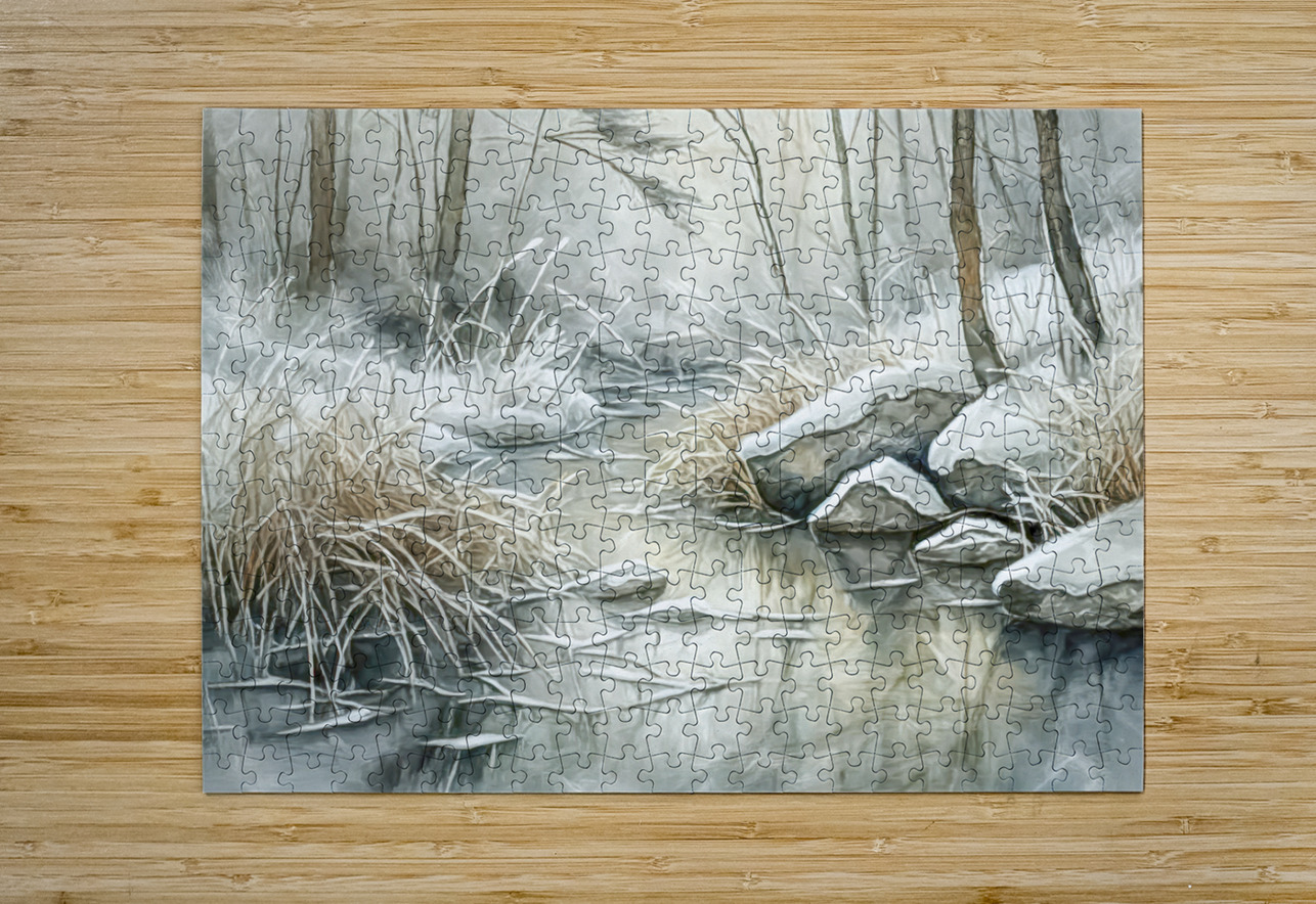 Winterland in the Ponds and Marshes Thea Menagh Puzzle printing