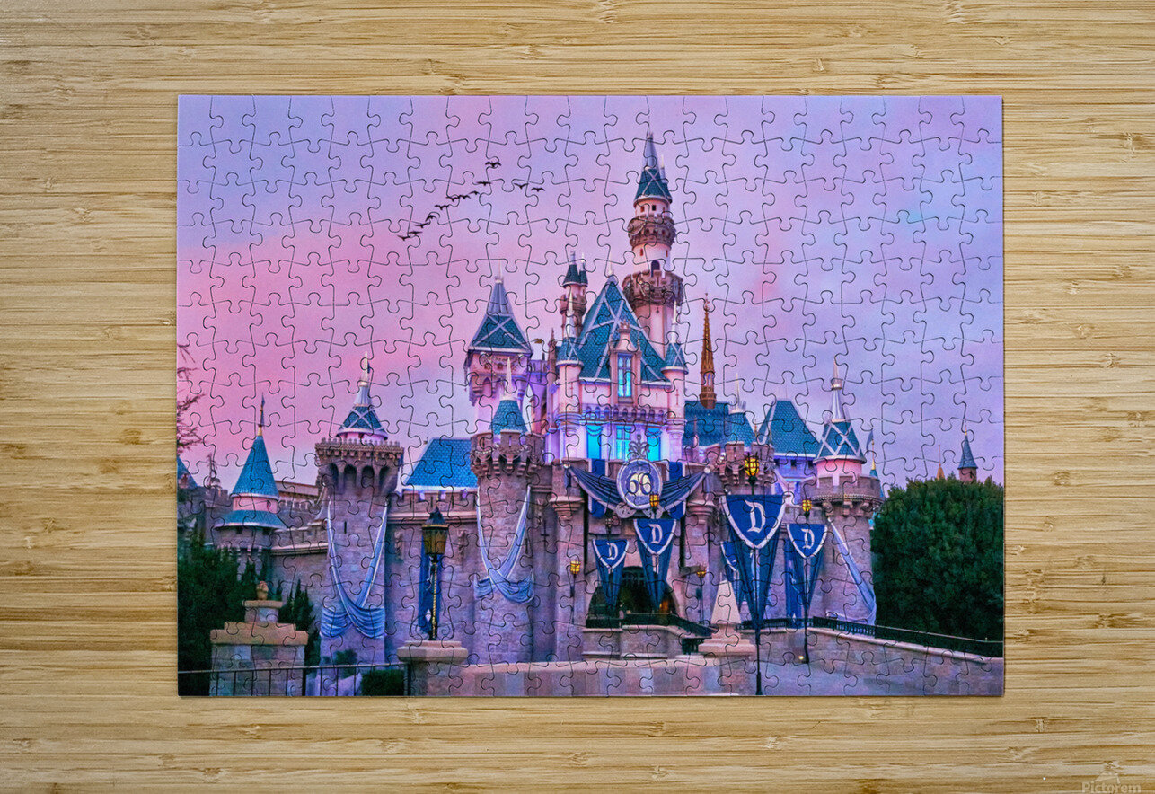 Sunset Birds over Castle Ryan Cameron Puzzle printing
