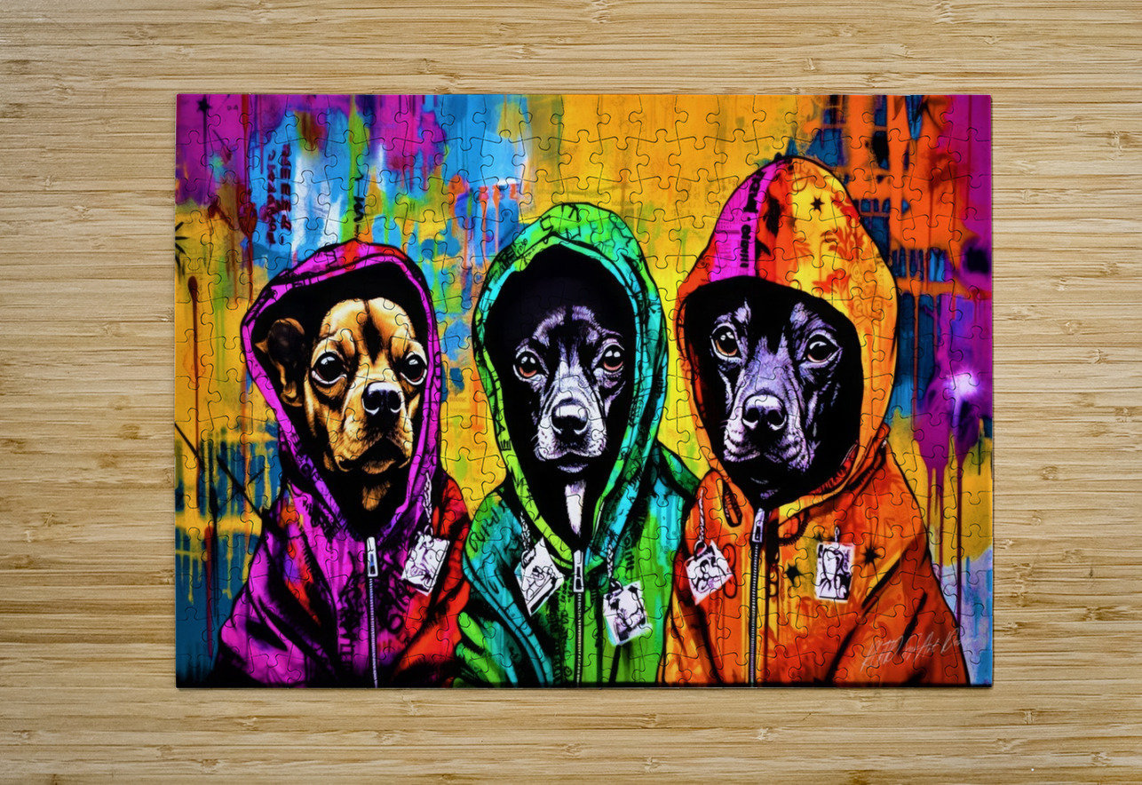 Chihuahua Types SykArt Designs Puzzle printing