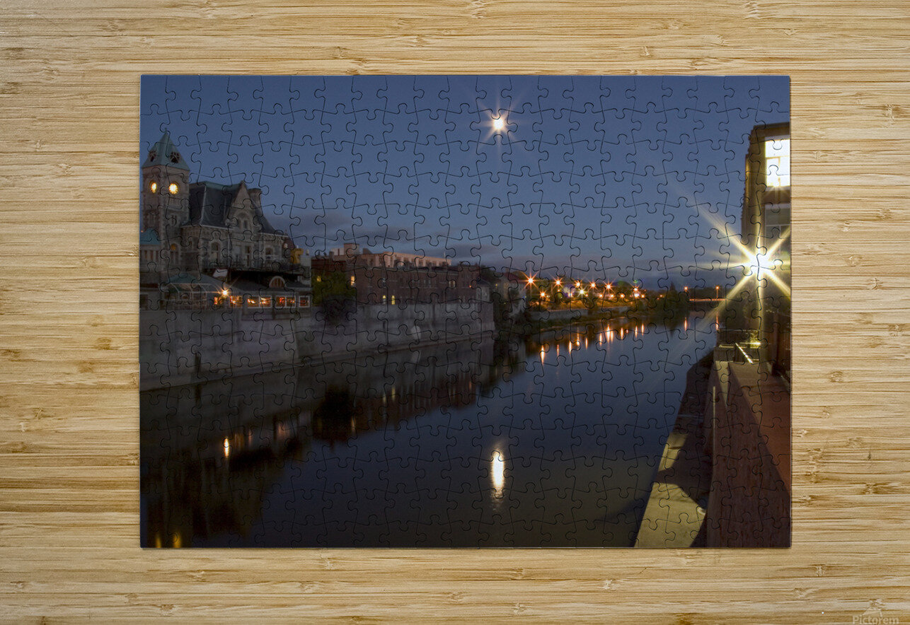 Night Galt Ontario  Danny Bailey Puzzle printing