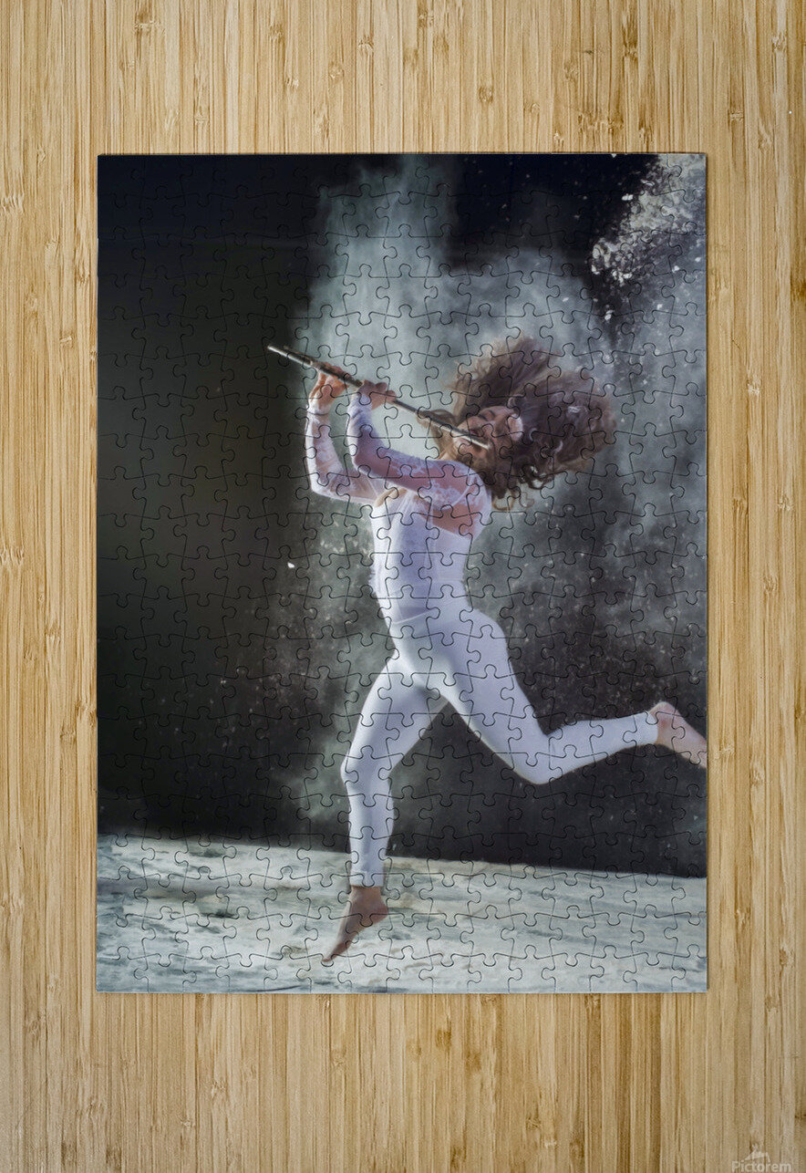 Photo shoot with Internationally acclaimed flutist Daniel L Friend Puzzle printing