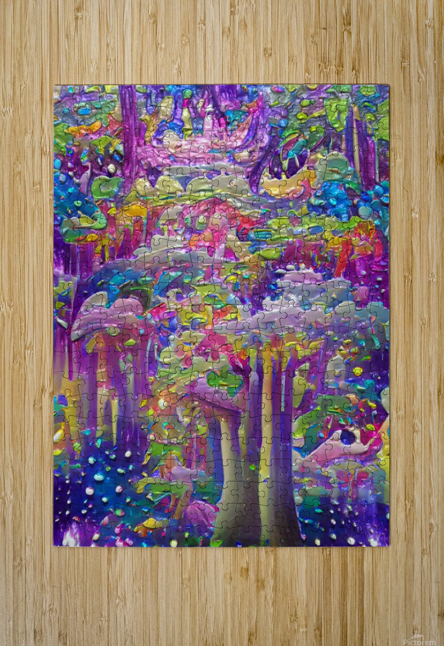 forest colours background texture Ravendr4 Puzzle printing