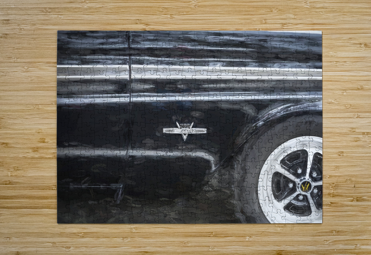 1965 Black Ford Falcon Sprint X2 1 Rich Franco Puzzle printing