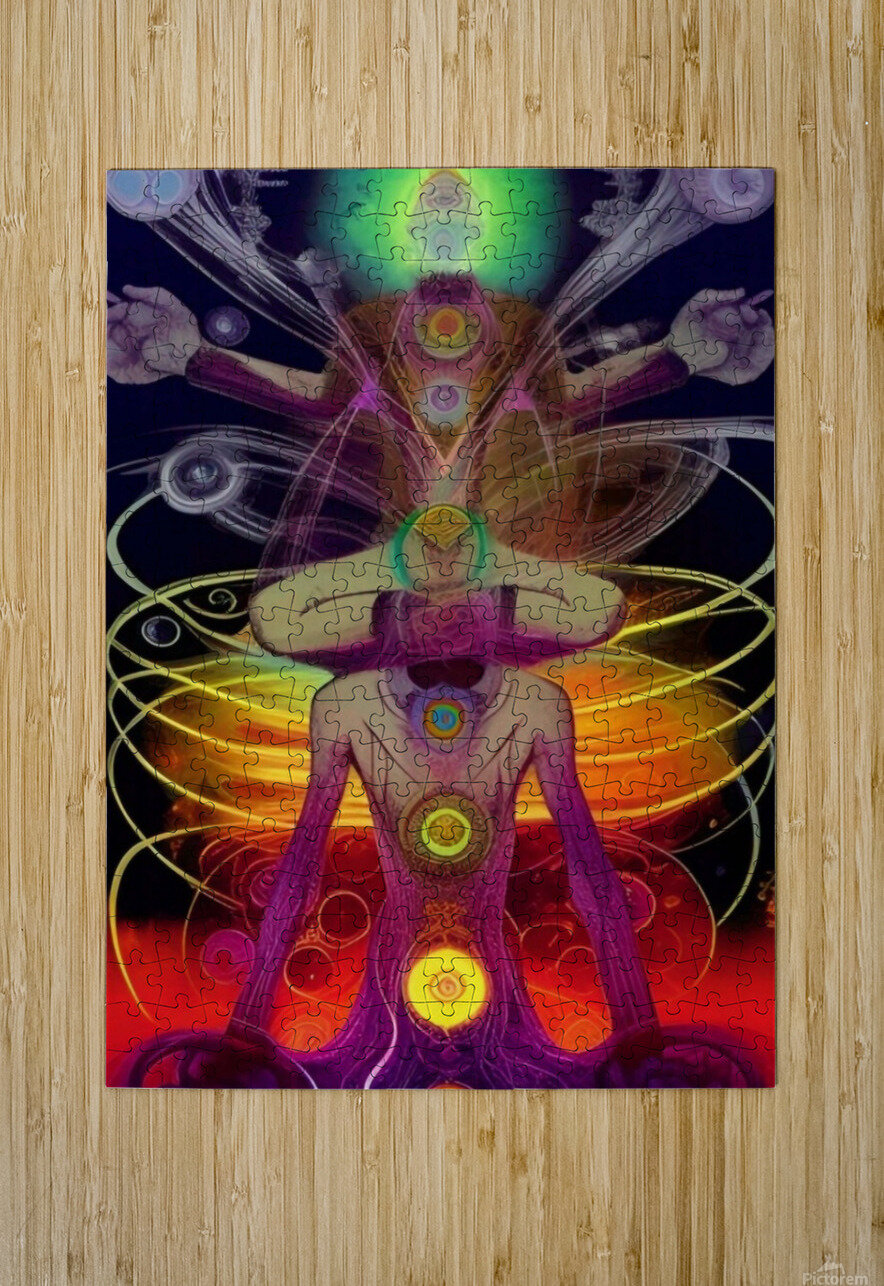 Kundalini Chakra 3 LoveLight Rivers Puzzle printing
