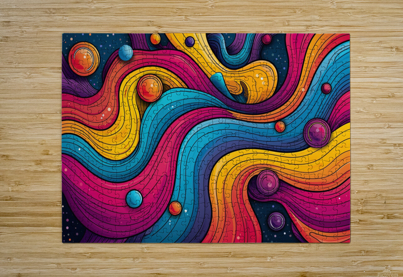 complex funky background  03 Joaquin Corbalan Puzzle printing