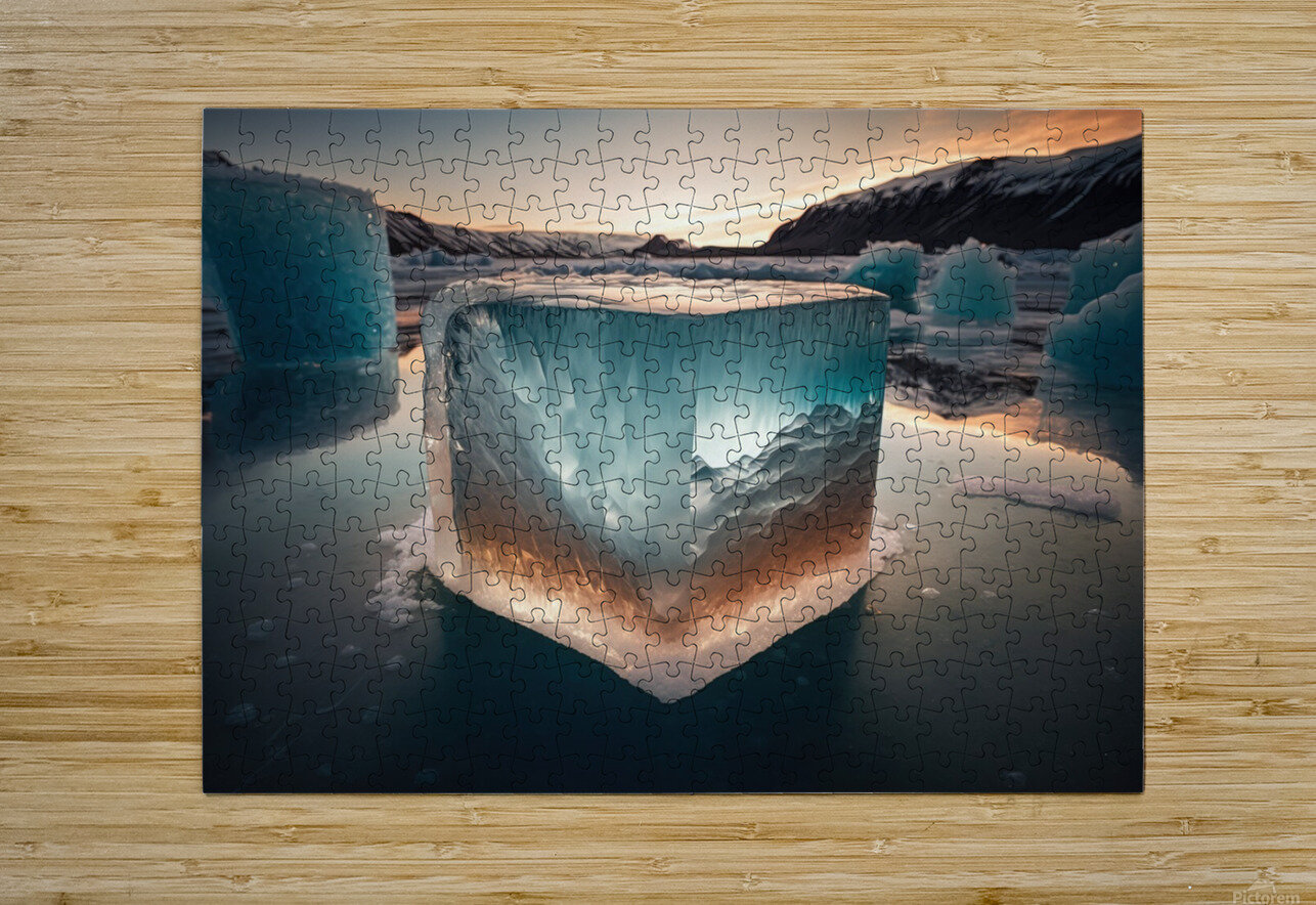 In the arctic there are mineral materials to be exploited unkno Joaquin Corbalan Puzzle printing