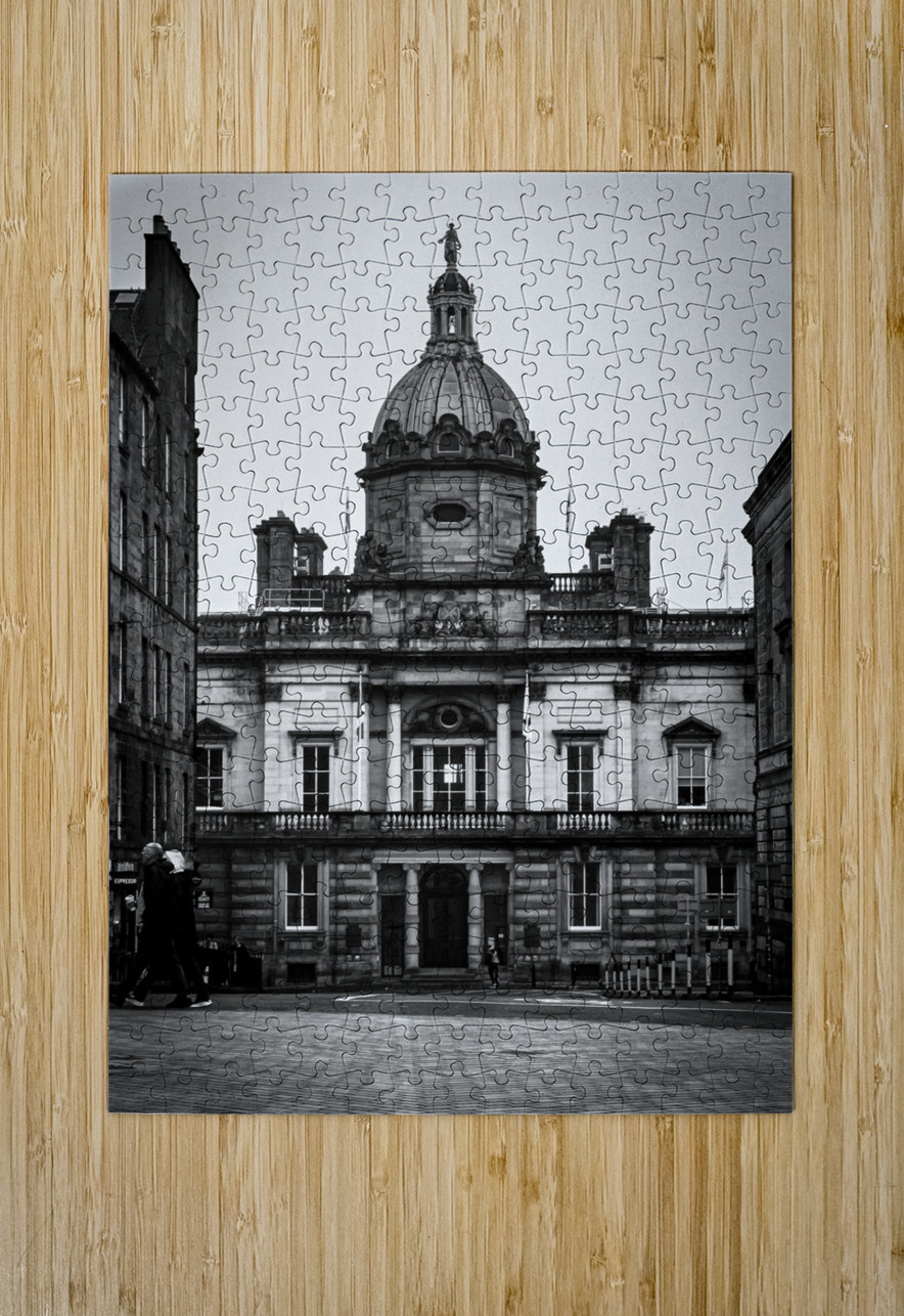 museum on the mound  vertical 4685 Museum 13k Black And White Puzzle printing