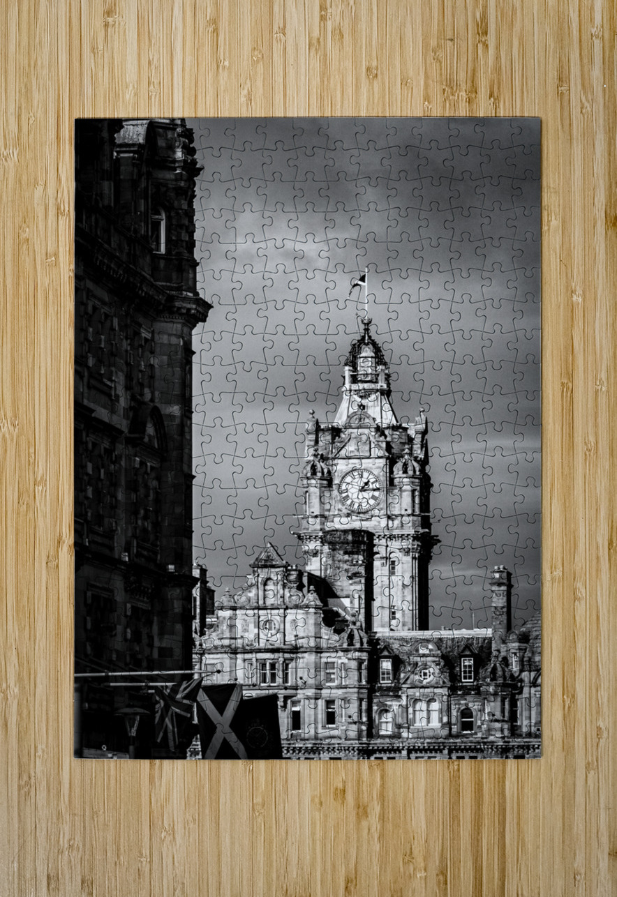 the balmoral hotel  vertical 4659 Balmoral 13k.jp Black And White Puzzle printing