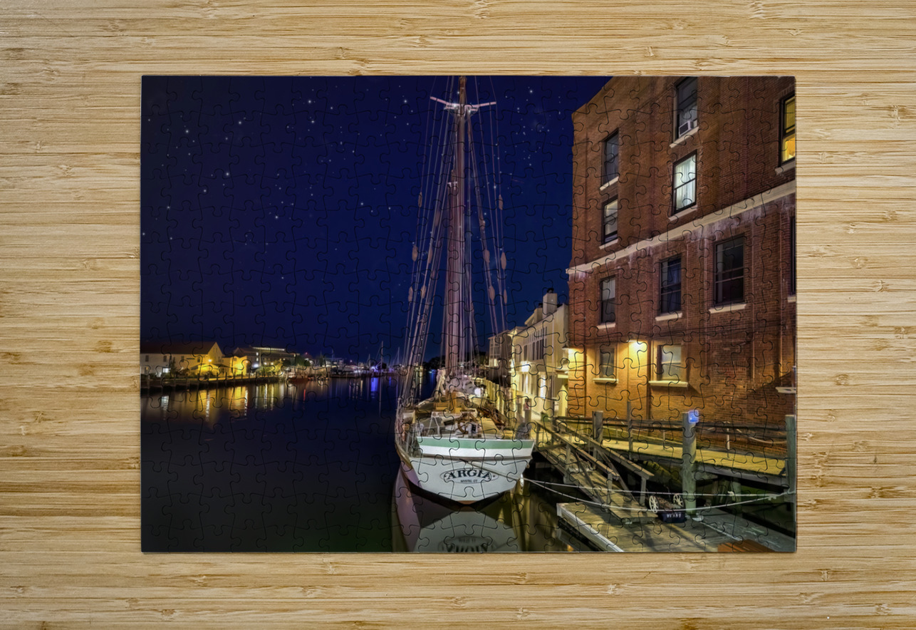 Mystic River Connecticut Shelia Hunt Photography Puzzle printing