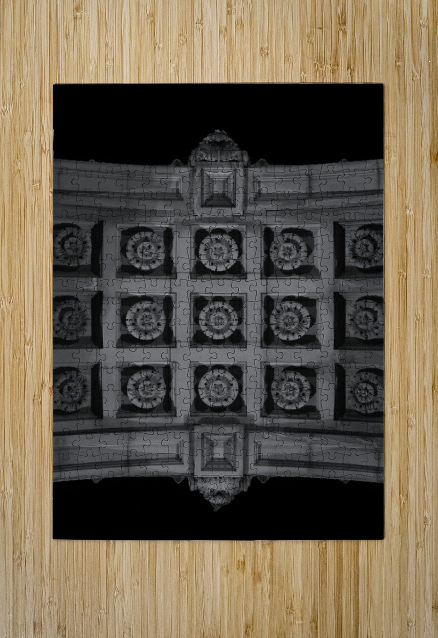 brooklyn grand army plaza arch  vertical 1396 Arm Black And White Puzzle printing