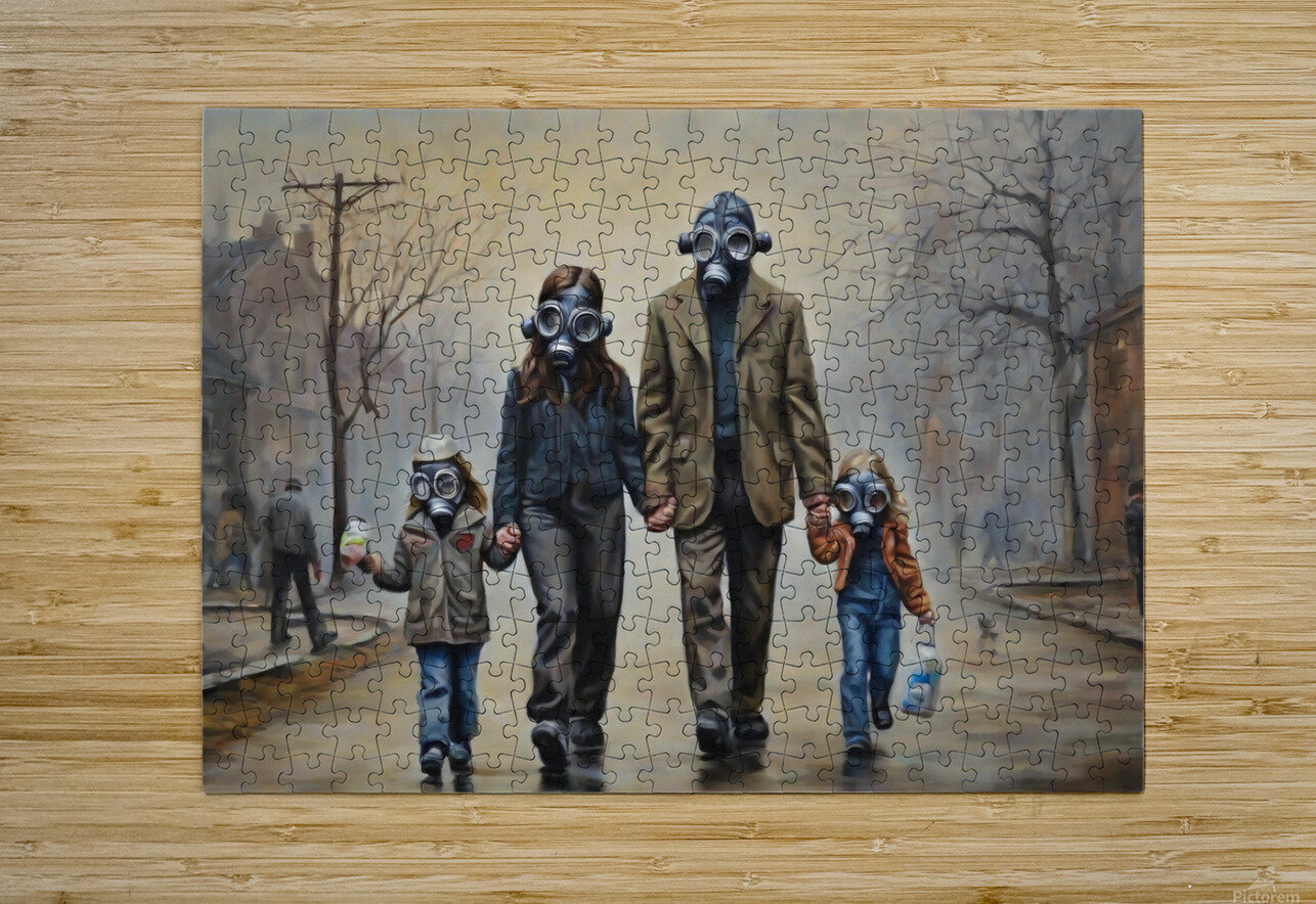 Taking Children To School  1 - Road To Earth Day Mankdhani Puzzle printing