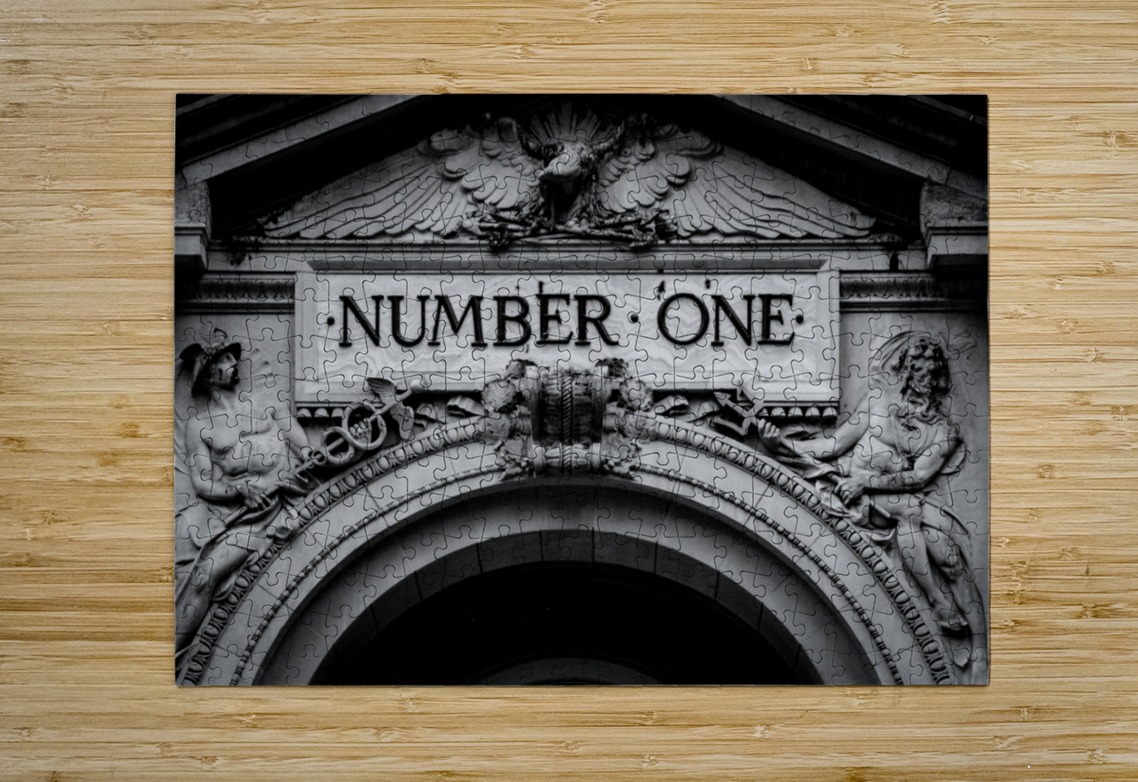 number one broadway  horizontal 1478 One 13k Black And White Puzzle printing