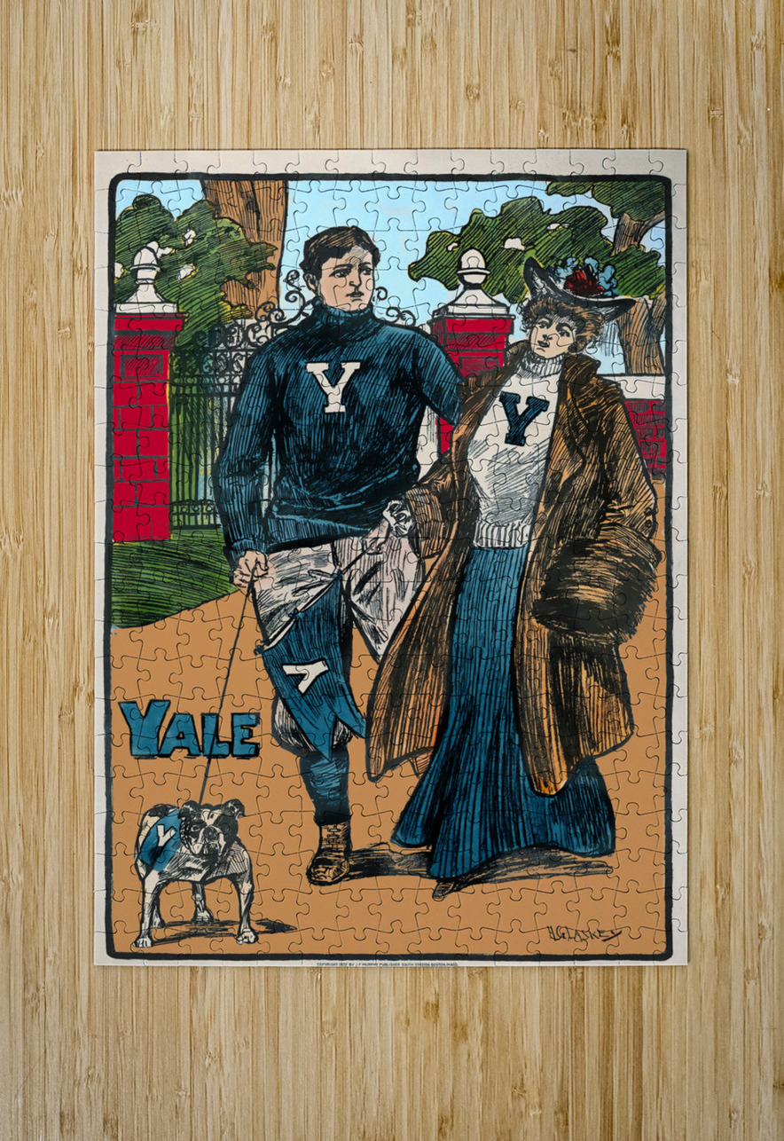 1902 yale art laskey Row One Brand Puzzle printing
