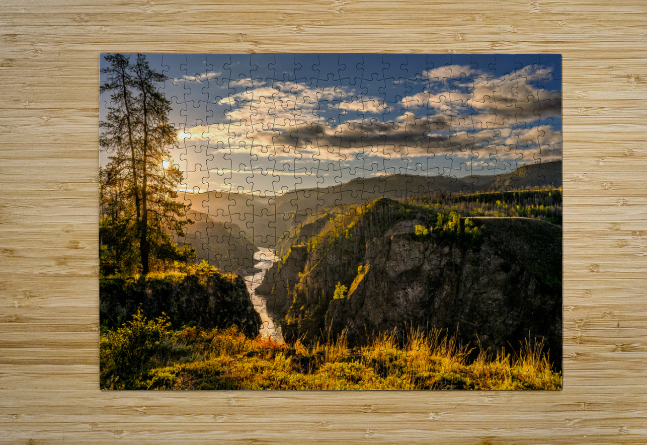 Grand Canyon of the Stikine Canyon Jeanine Philippe Photography Puzzle printing