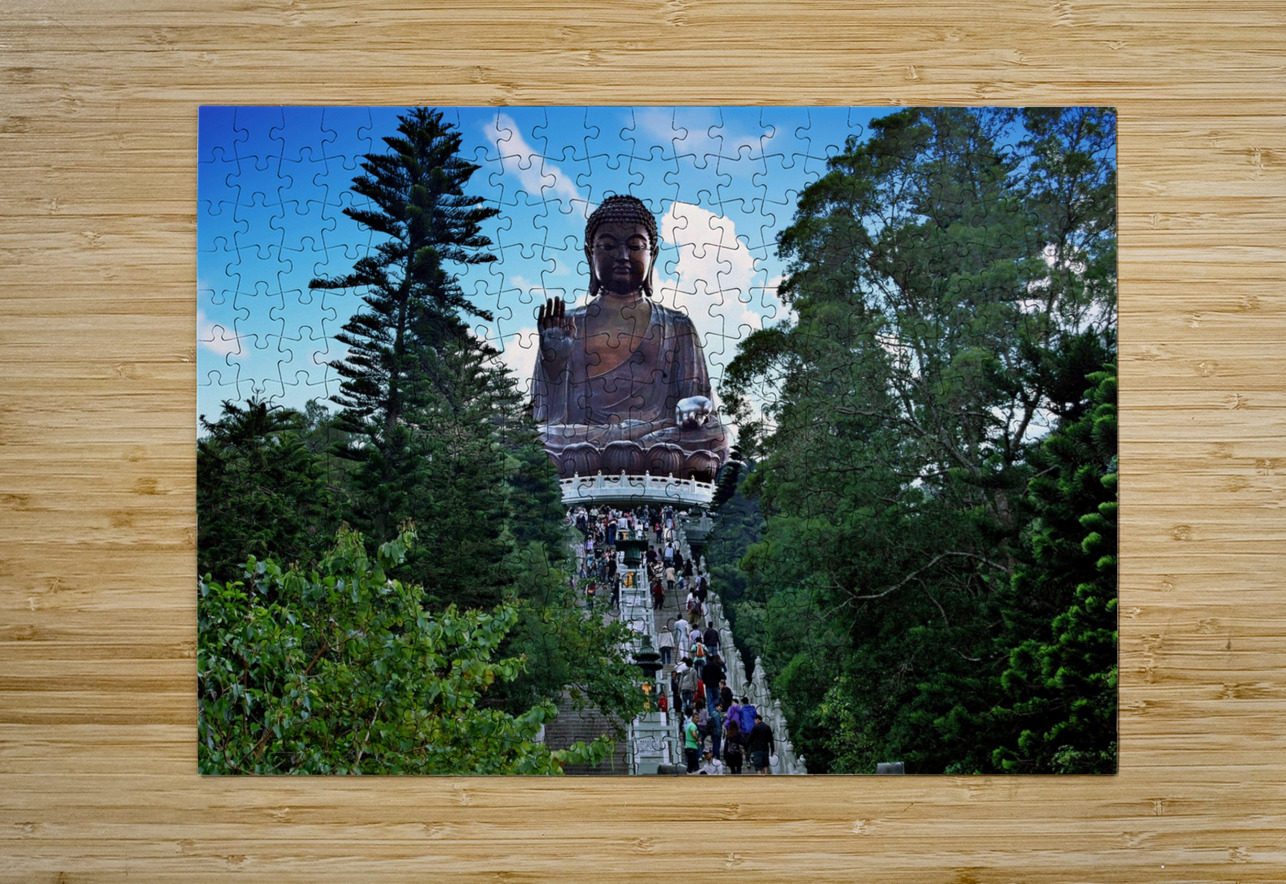 HK Island-RE - The Largest Famous Buddha 02 Clement Tsang Puzzle printing