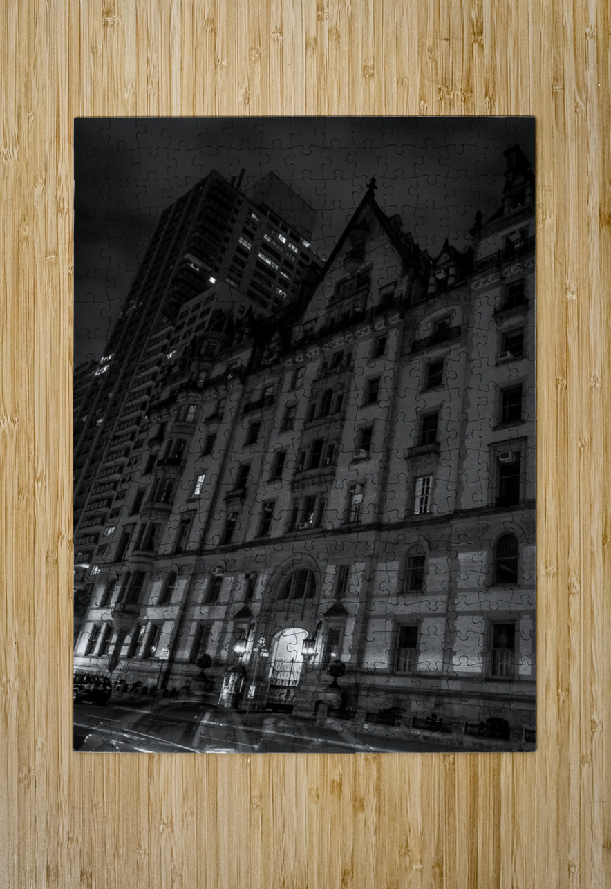the dakota central park west  vertical 1424 Dakot Black And White Puzzle printing