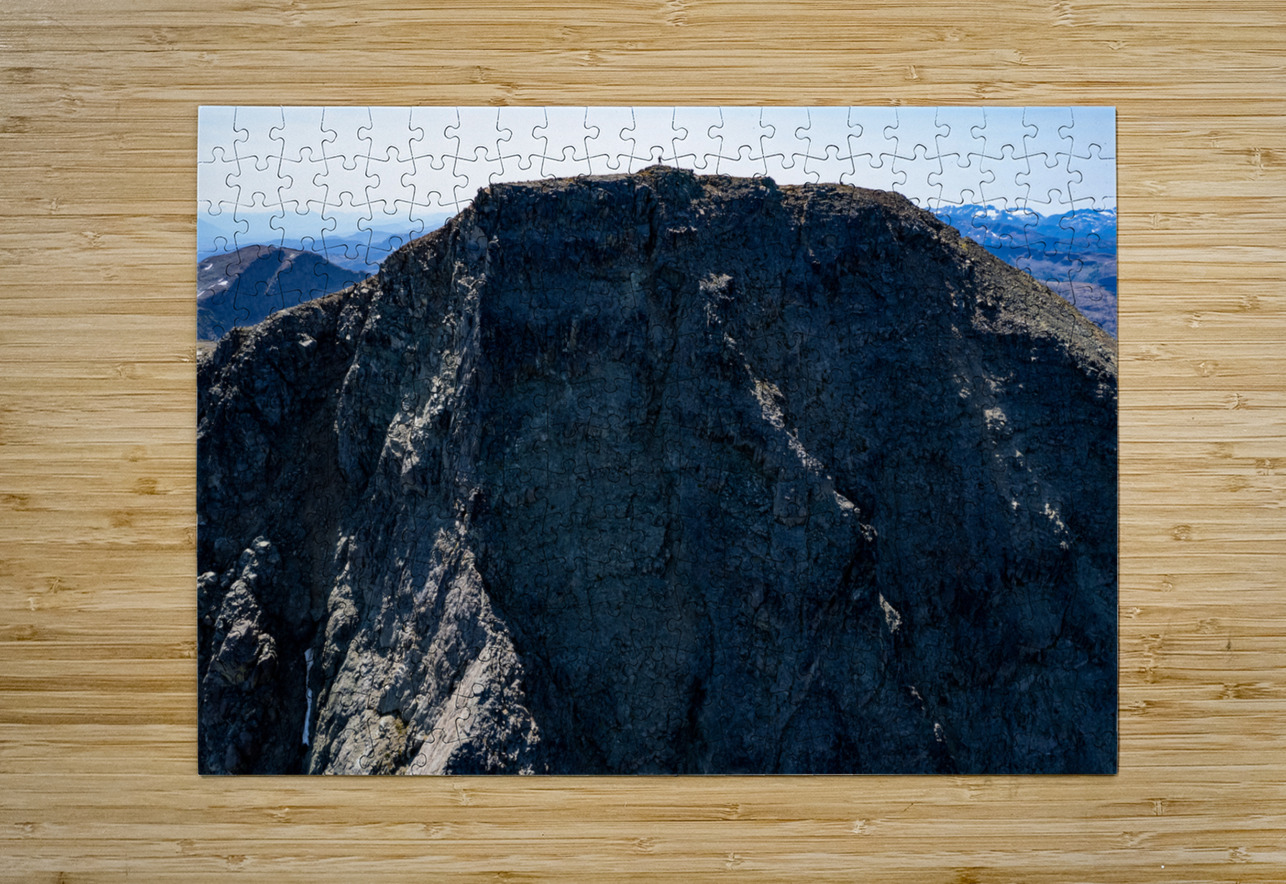 Standing Tall Atop a Rock Wall Patrick Grzelak Puzzle printing