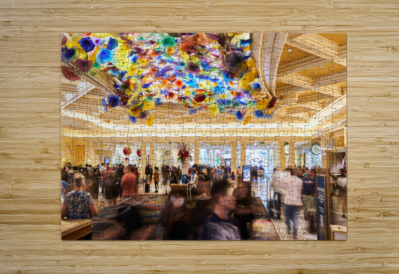 Bellagio Casino Lobby   Las Vegas NV DSC03442 Sanjeev Singhal Puzzle printing