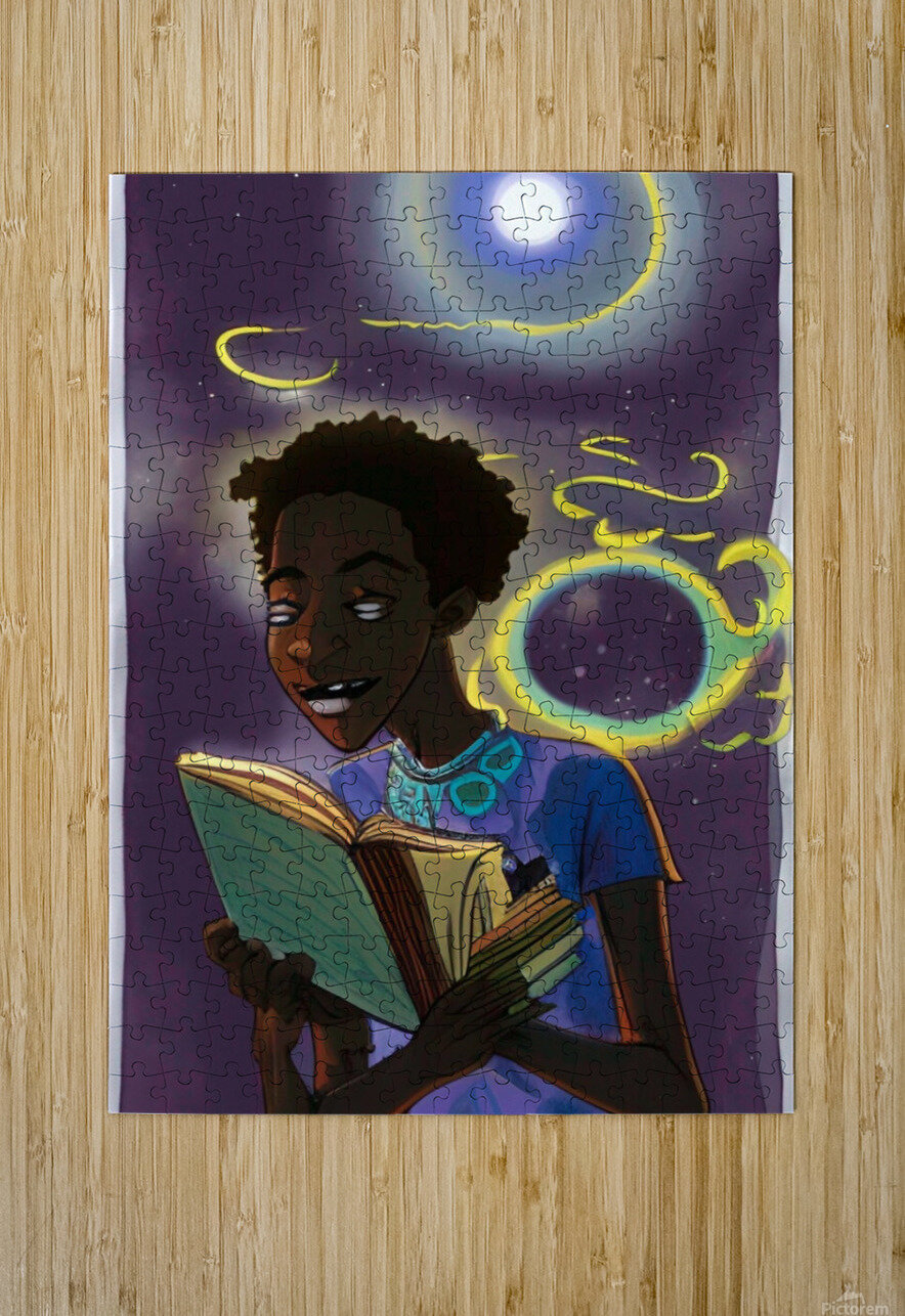 The World Exists in Books 3 LoveLight Rivers Puzzle printing