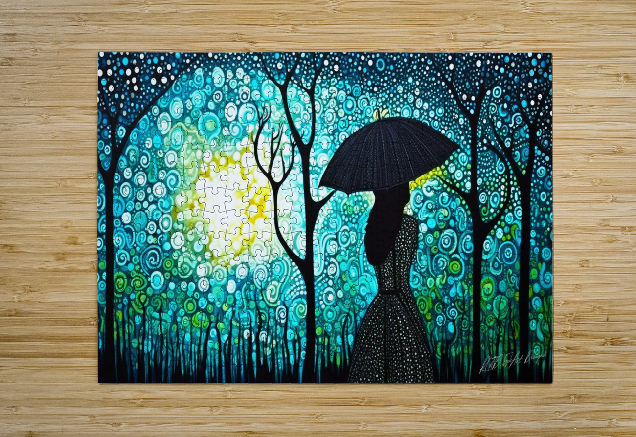 Walking In The Air  SykArt Designs Puzzle printing