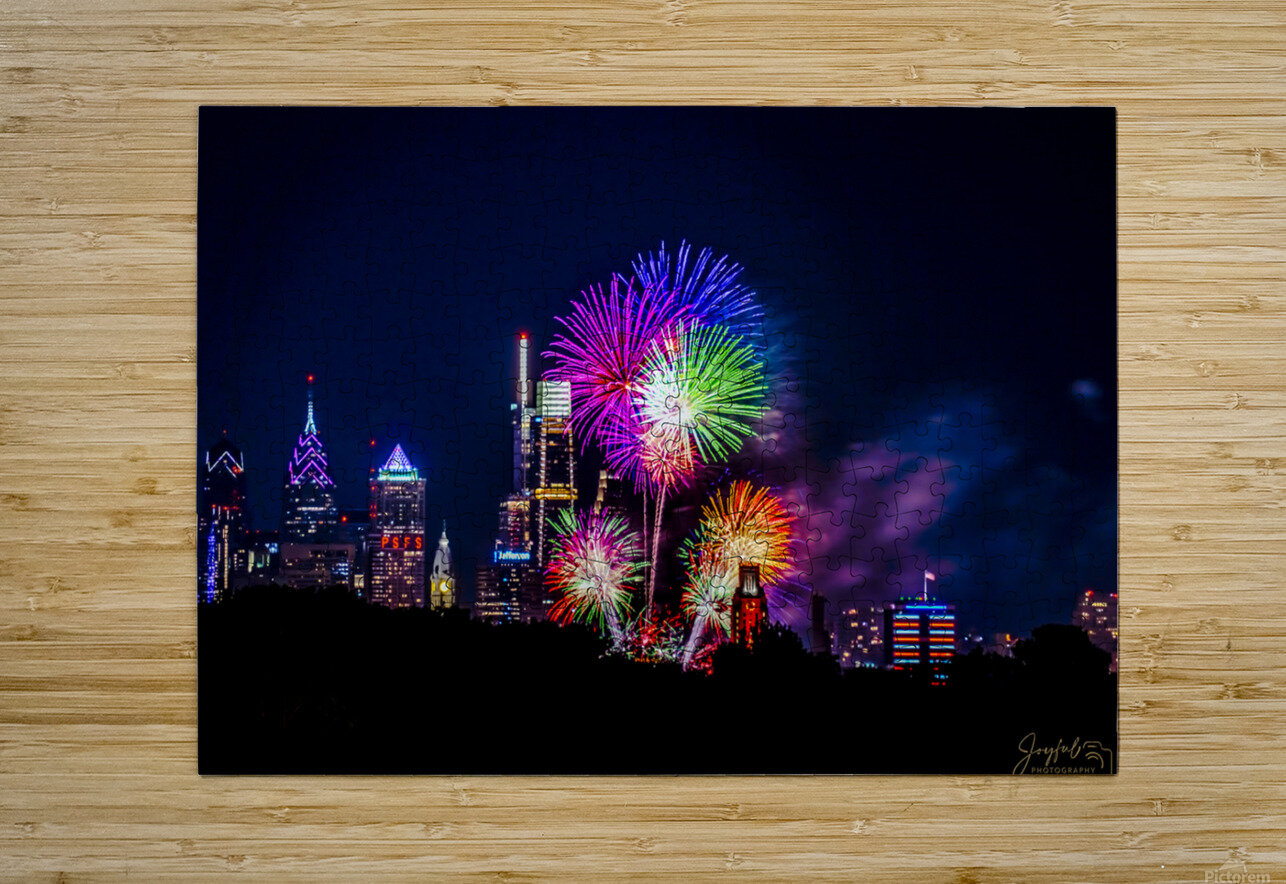4th of July Philadelphia Multi Color 3x2 Joyful Photography Puzzle printing