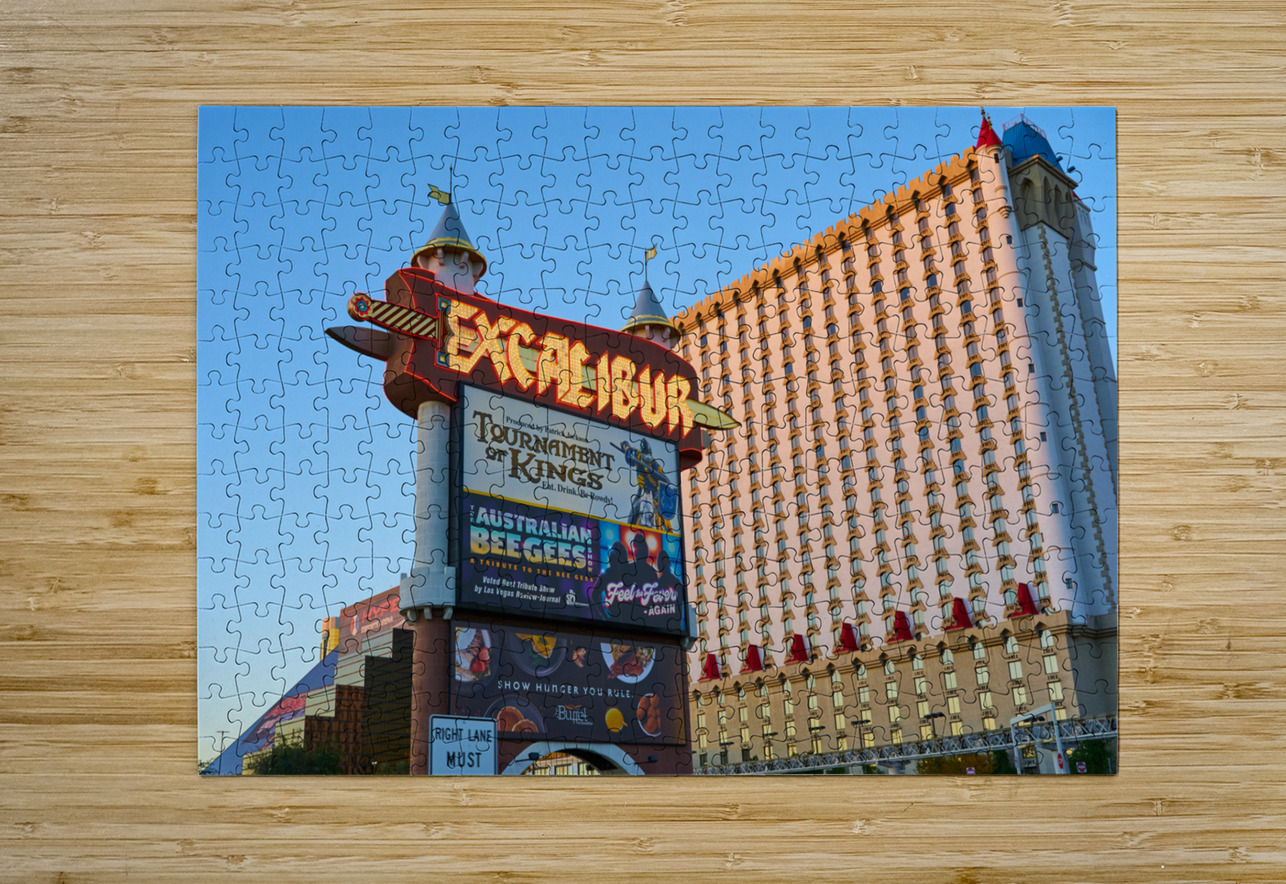 Excalibur Casino   Las Vegas NV DSC03941 Sanjeev Singhal Puzzle printing