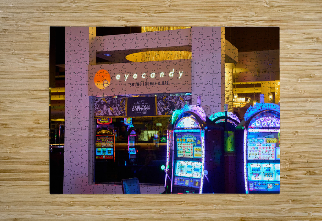 Eye Candy Lounge in Mandalay Bay   Las Vegas NV S Sanjeev Singhal Puzzle printing