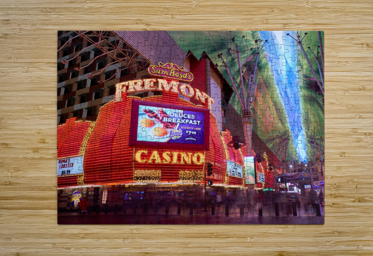 Fremont Casino   Las Vegas NV DSC08047 Sanjeev Singhal Puzzle printing